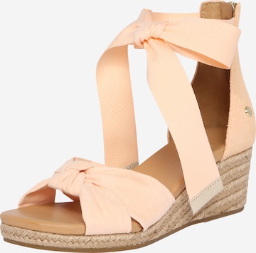 UGG - Sandália 'Yarrow' em laranja: frente