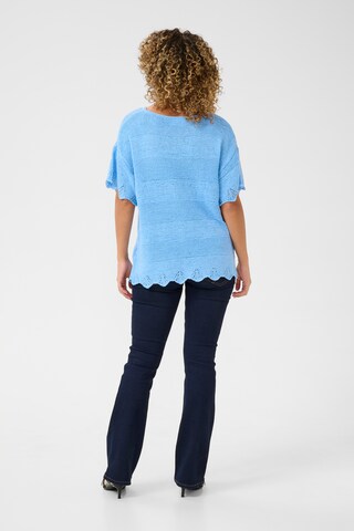 Pull-over 'Loraine' Cream en bleu