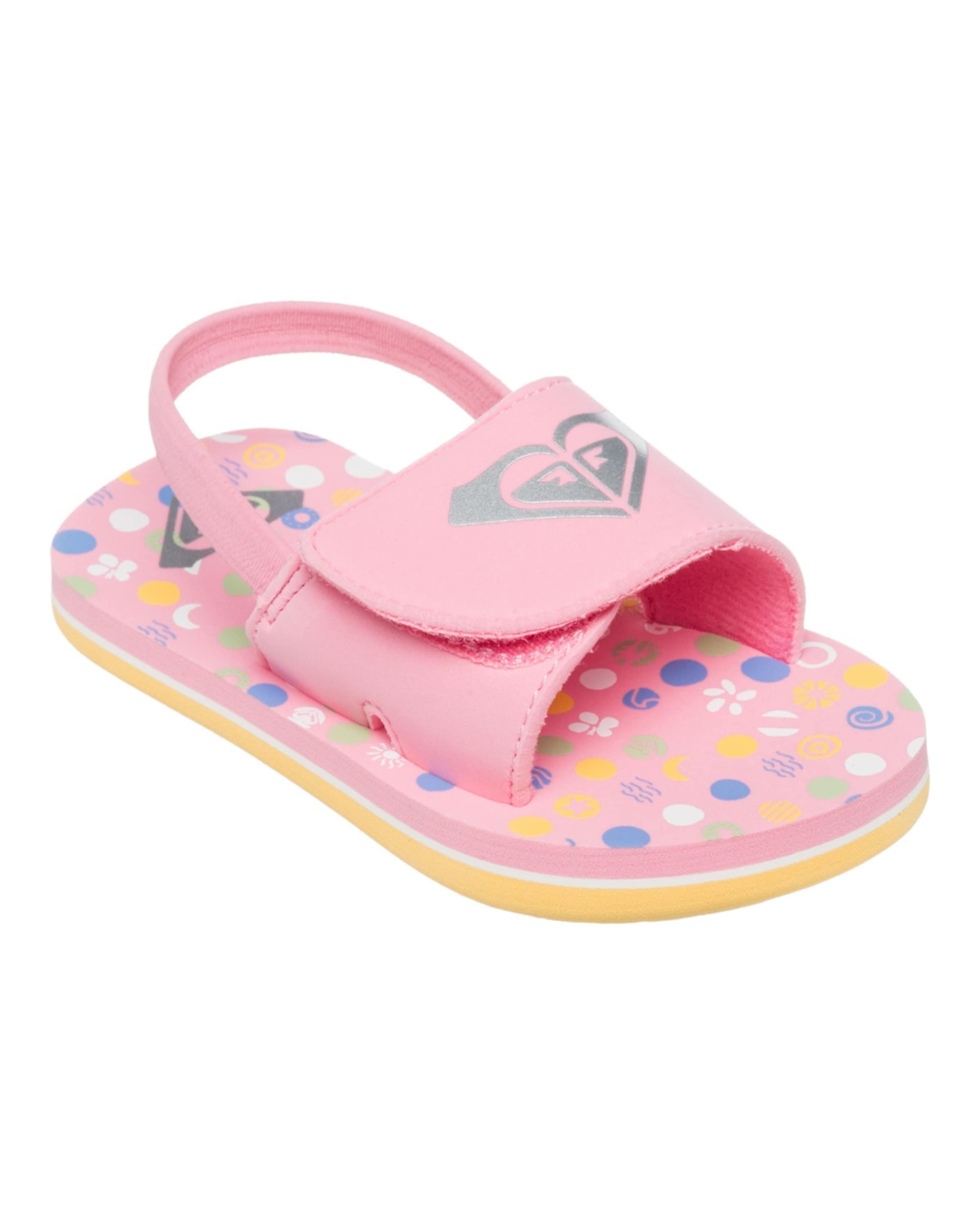 Sandales 'Finn' ROXY en rose : devant