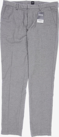 BOSS Black Pants in 50 in Grey: front