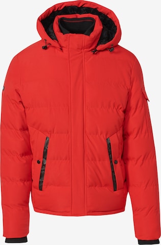 KOROSHI Winter jacket in Red: front