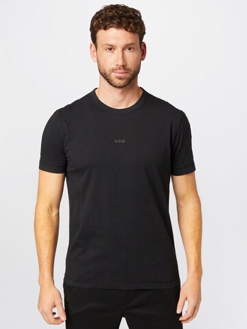BOSS Orange T-shirt 'Tokks' i svart: framsida