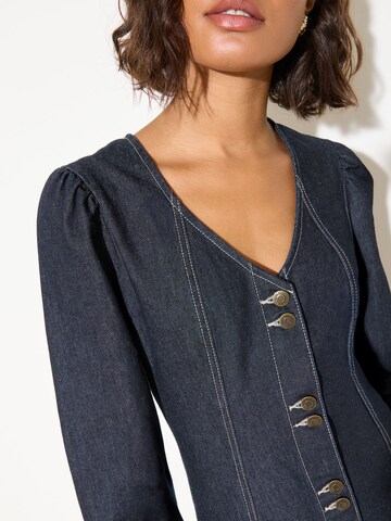 Friends Like These Shirt dress in Blue