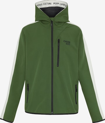 CHIEMSEE Athletic Jacket in Green: front