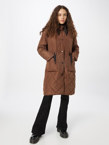 Dorothy Perkins Between-seasons coat in Brown: front