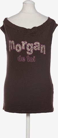 Morgan Top & Shirt in S in Brown: front