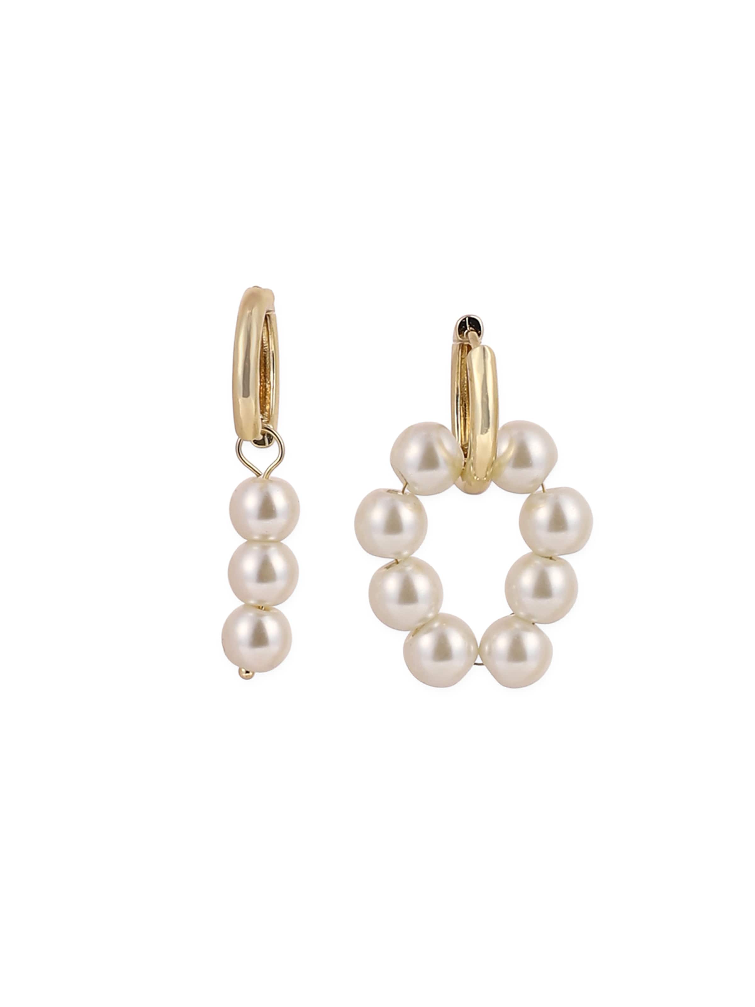 Boucles d'oreilles 'Mishka' SOHI en or : devant