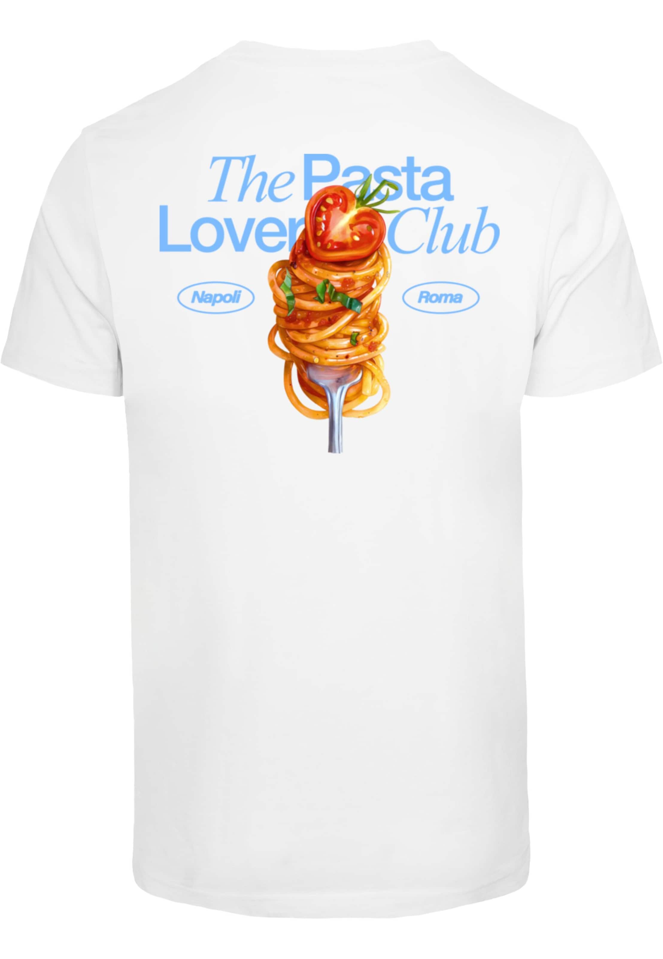 Mister Tee Bluser & t-shirts 'The Pasta Lover Club' i hvid