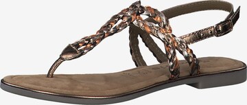 TAMARIS Sandals in Bronze: front