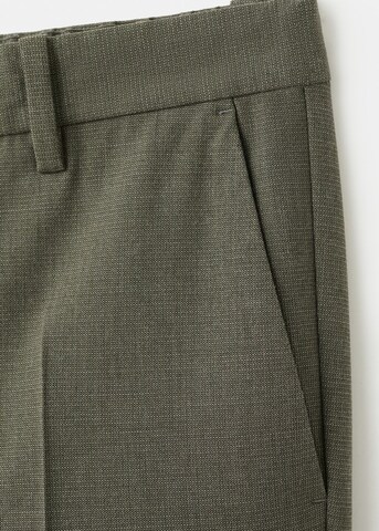 MANGO MAN Regular Pants 'Johan' in Green