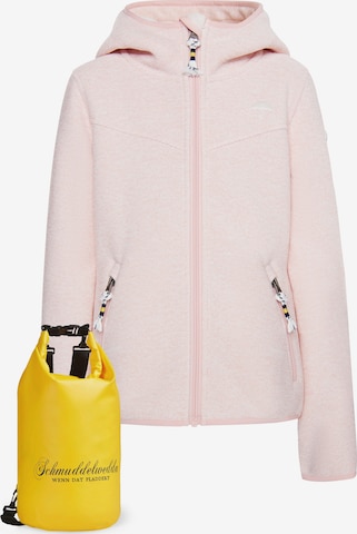 Schmuddelwedda Fleece Jacket in Pink: front