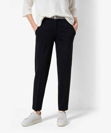 BRAX Normální Kalhoty s puky 'Maron' – černá: přední strana