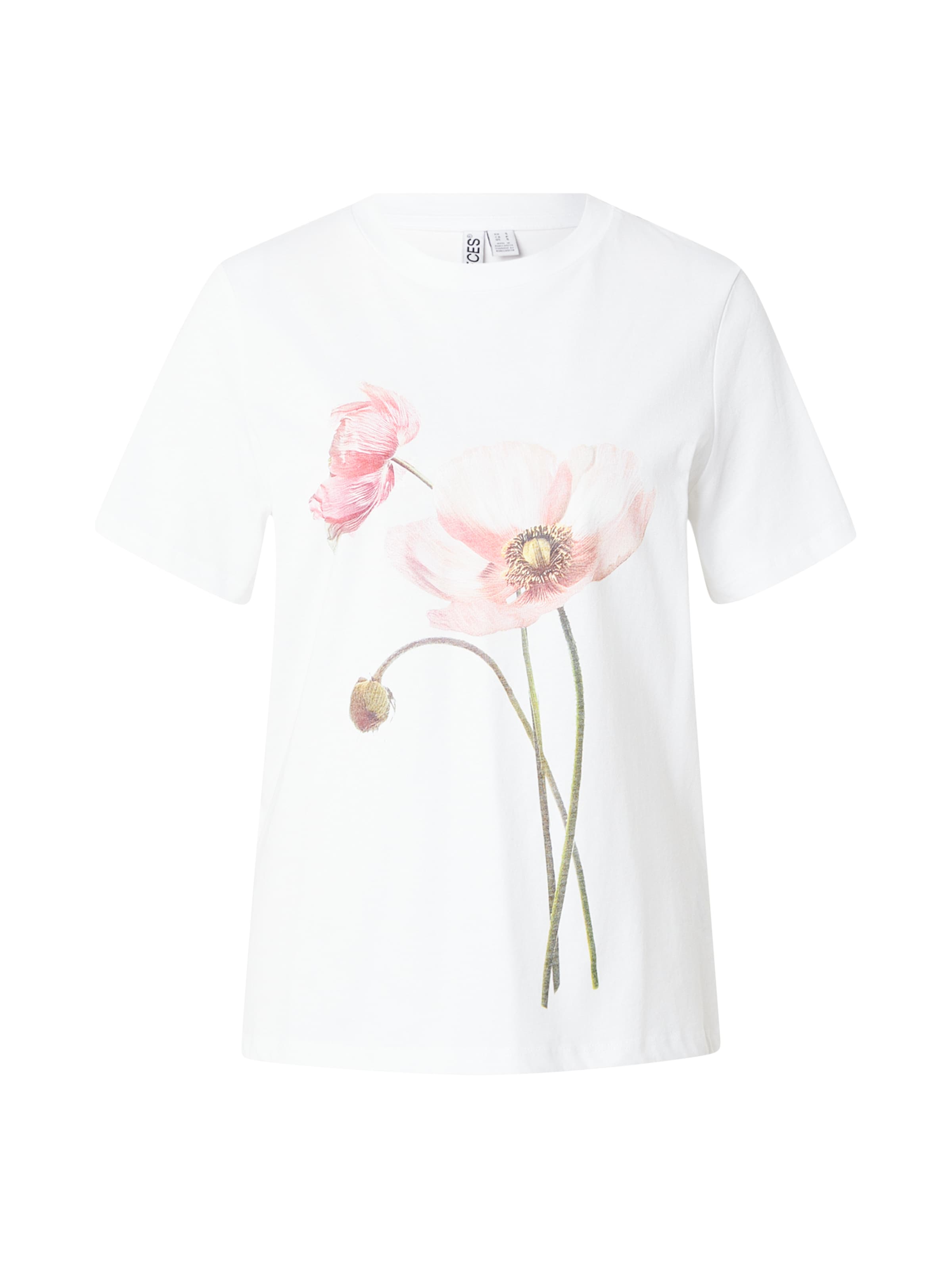 PIECES Tričko 'PCGURU' – bílá: přední strana