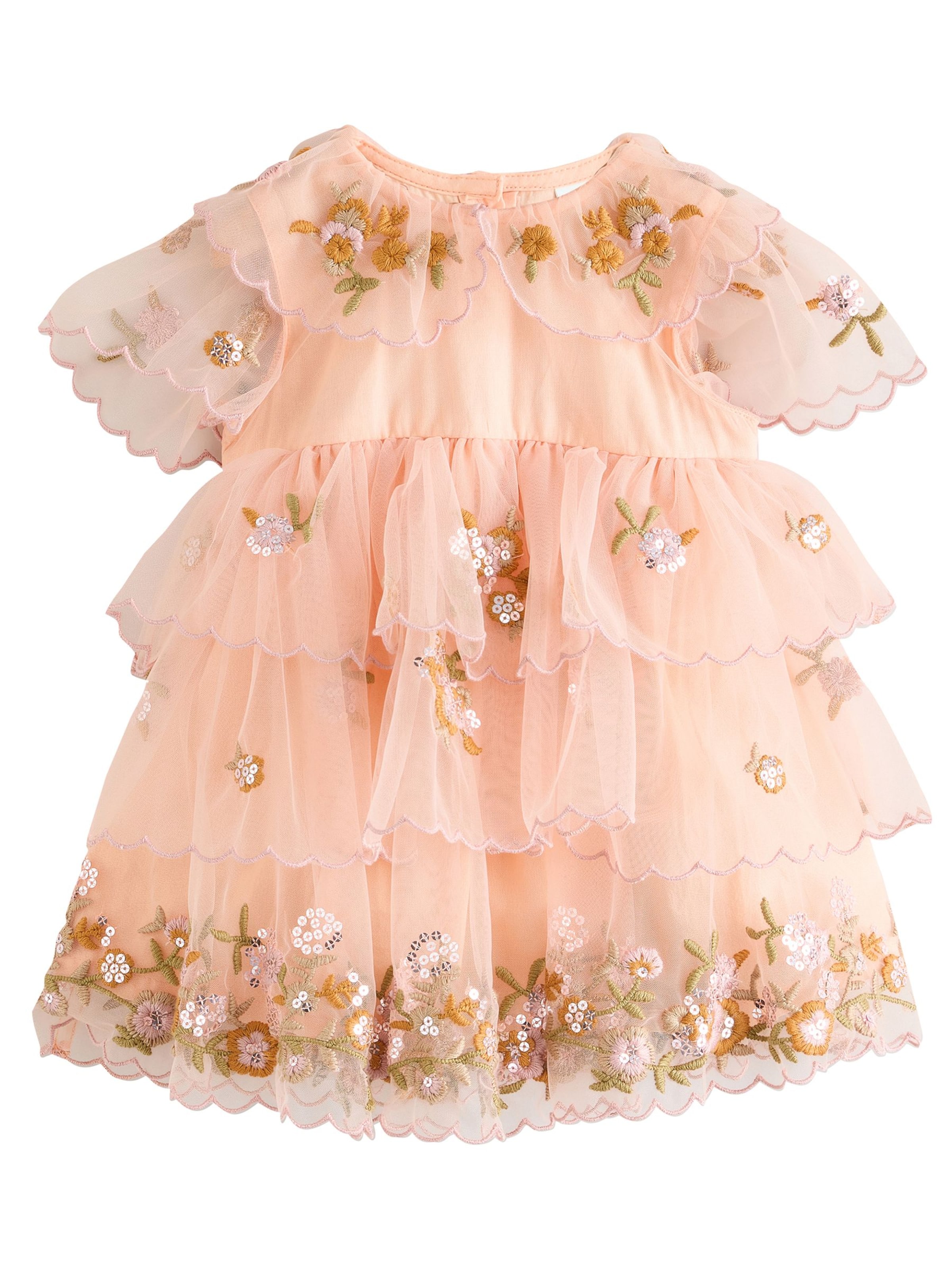 Next Платье в Ярко-розовый: спереди