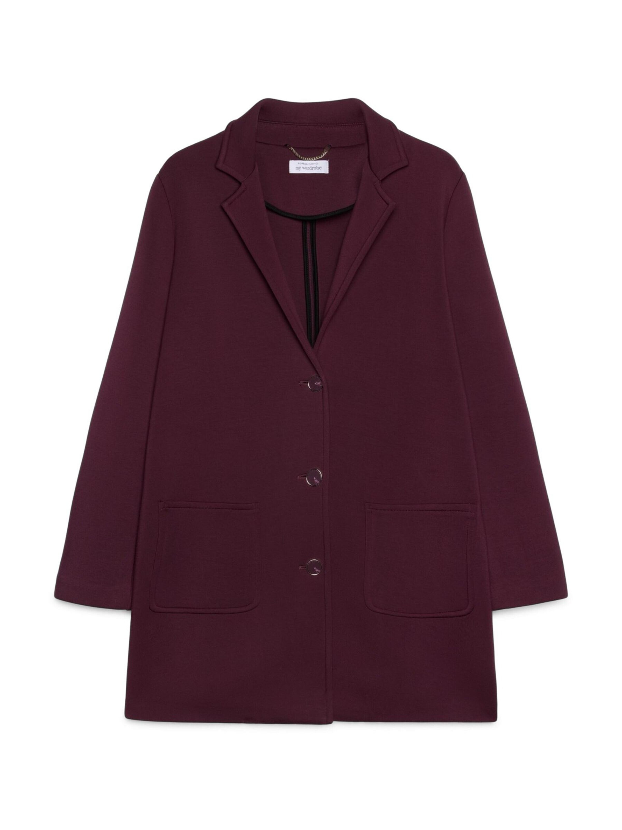 Manteau d’hiver Fiorella Rubino en rouge : devant
