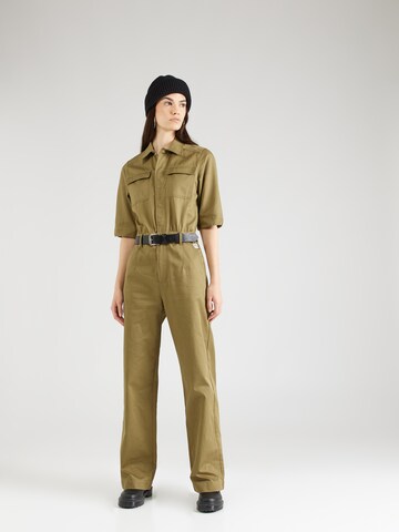 G-Star RAW Jumpsuit in Groen: voorkant