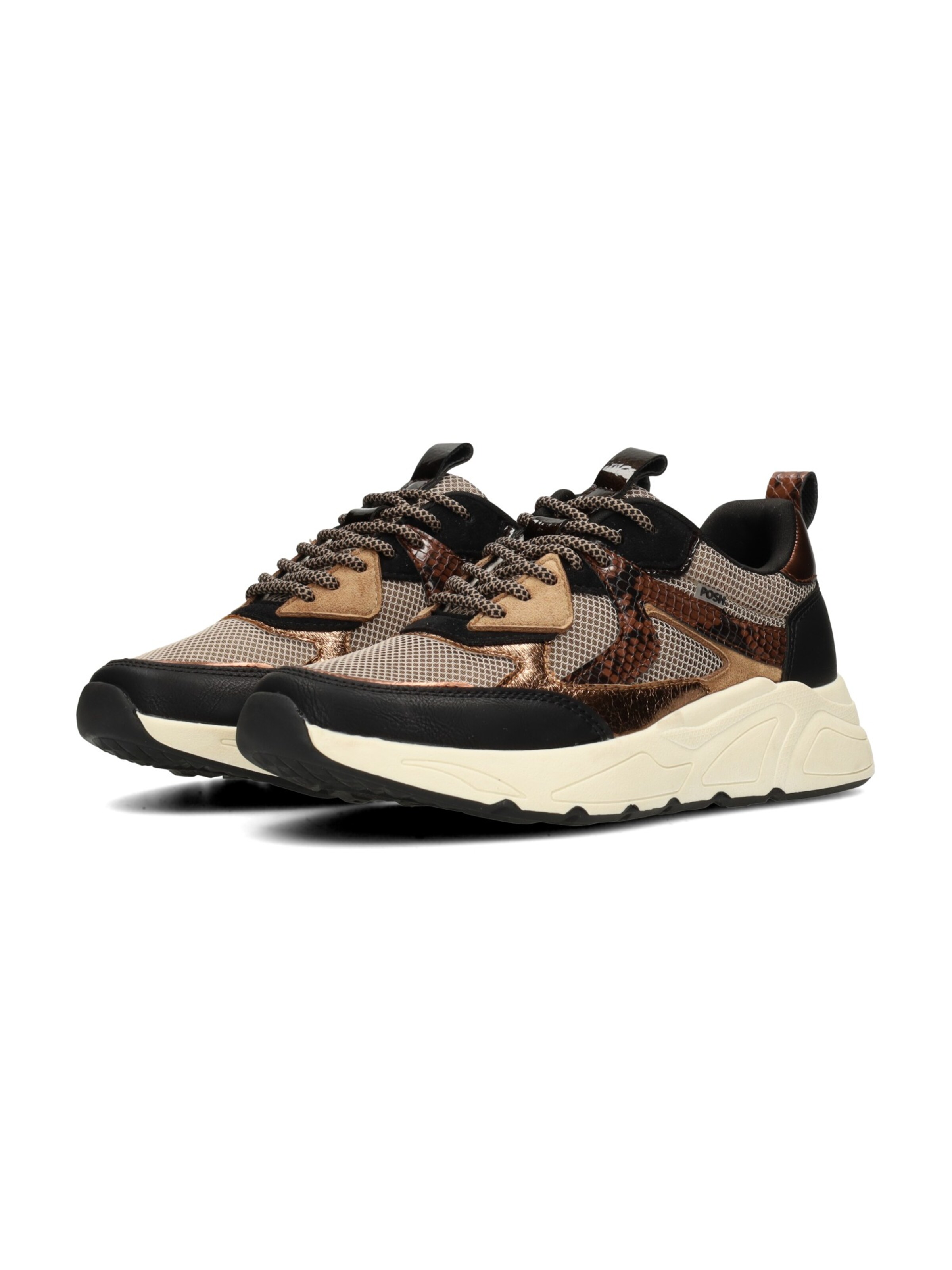 POSH by Poelman Sneakers laag in Zwart