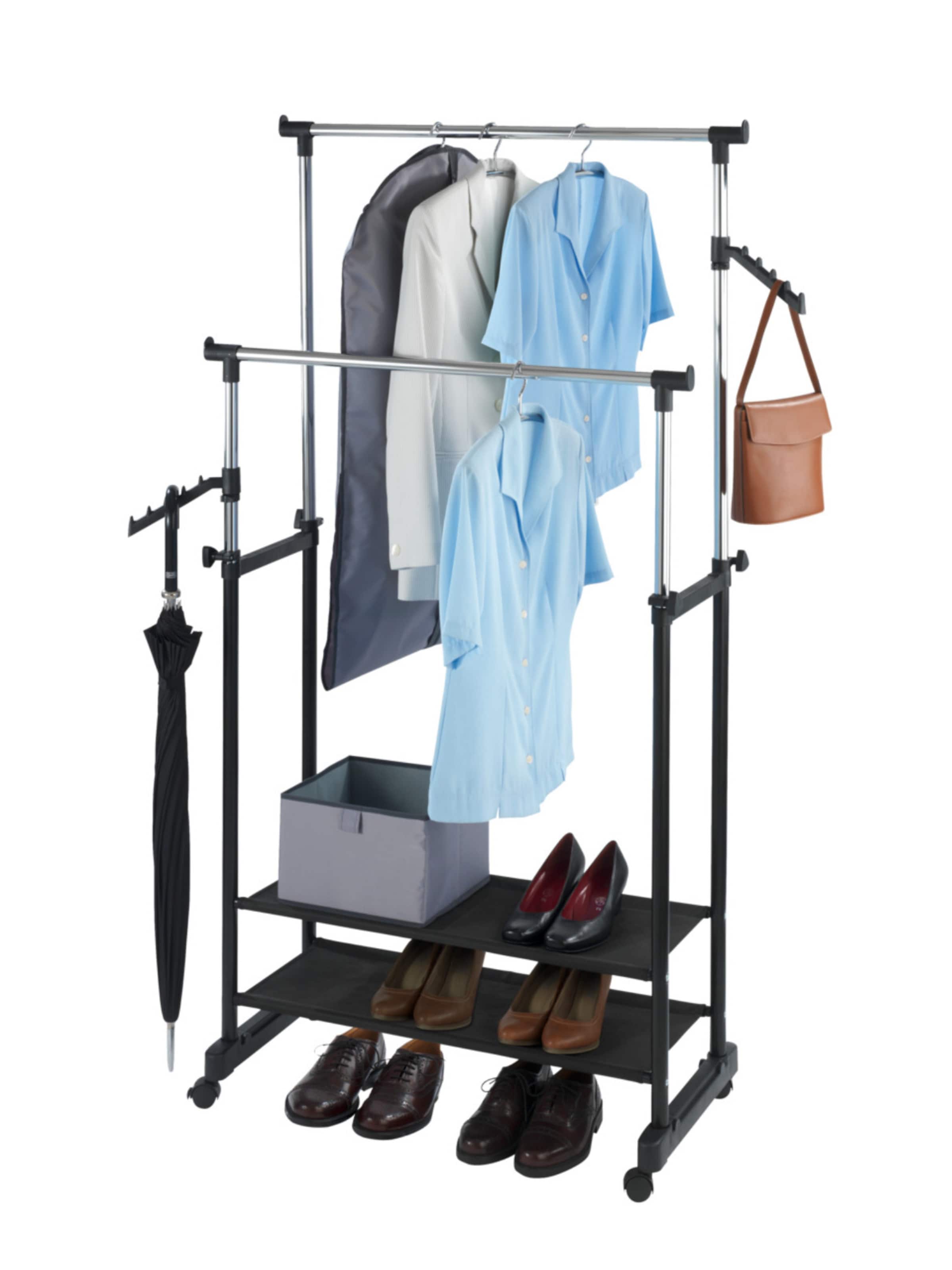 Wenko Kleiderständer 'All In' in Schwarz