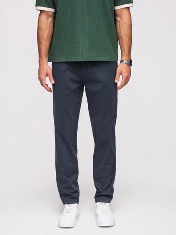 Regular Pantalon chino ' OM-PACP-0293' Ombre en bleu : devant