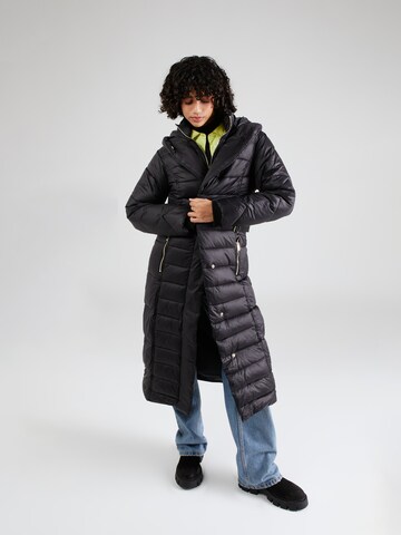 River Island Winter Coat in Black