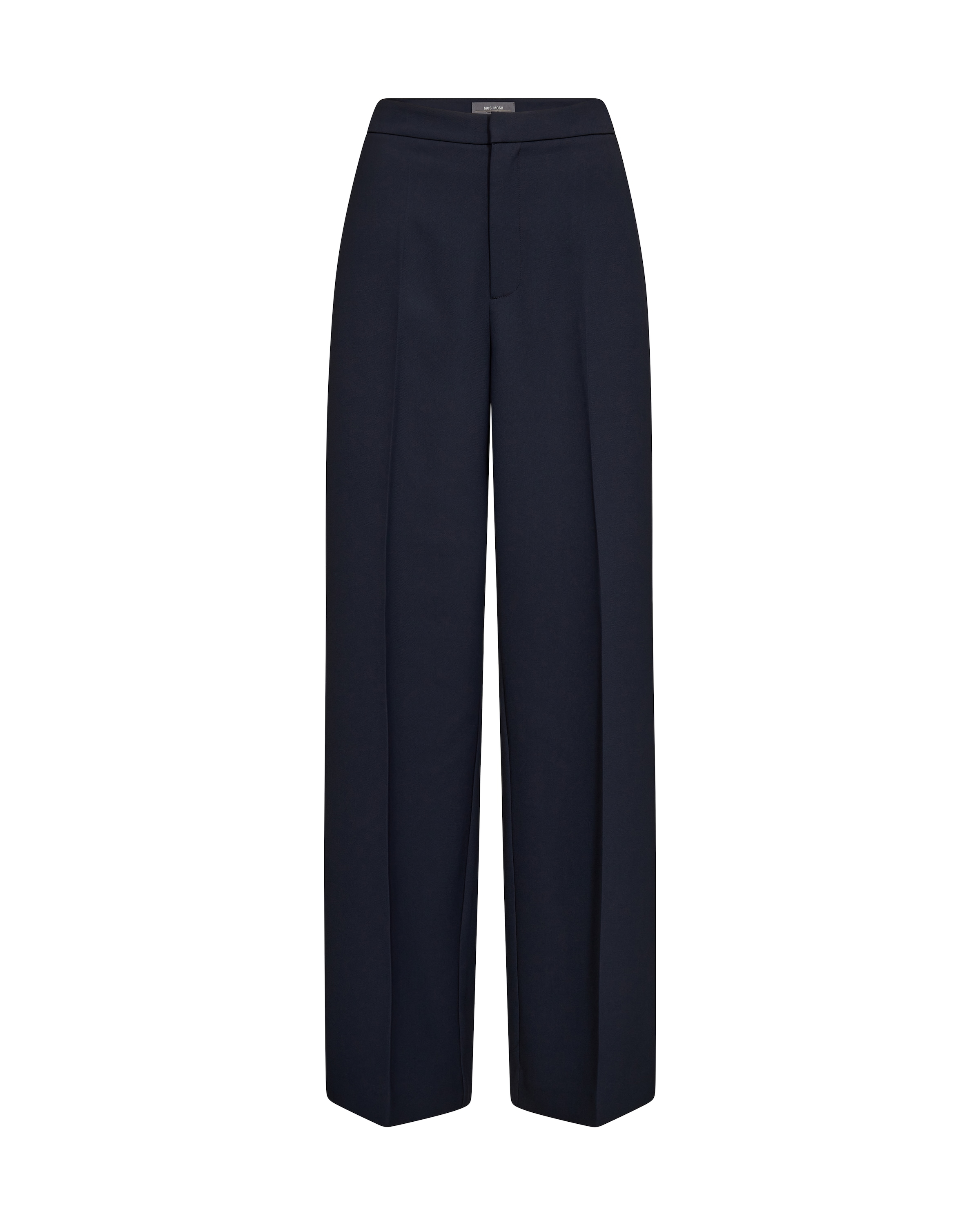 MOS MOSH Ohlapna forma Hlače na rob 'MMLeya Miley' | modra barva: sprednja stran