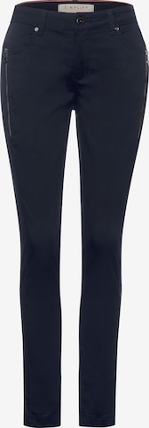 STREET ONE Slimfit Hose in Blau: predná strana