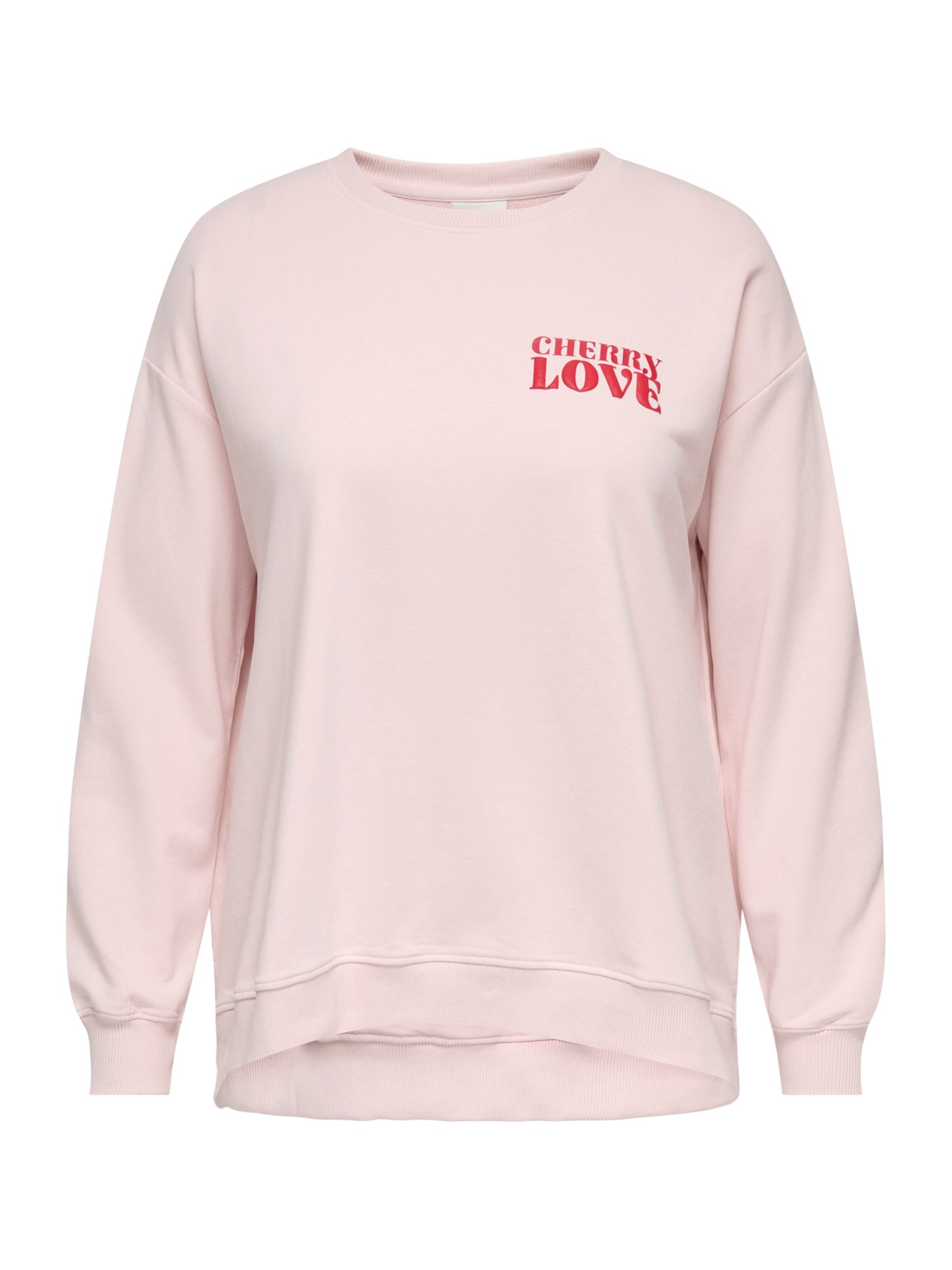 Felpa di ONLY Carmakoma in rosa: frontale