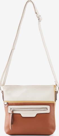 TOM TAILOR Crossbody Bag 'Jule' in Brown: front