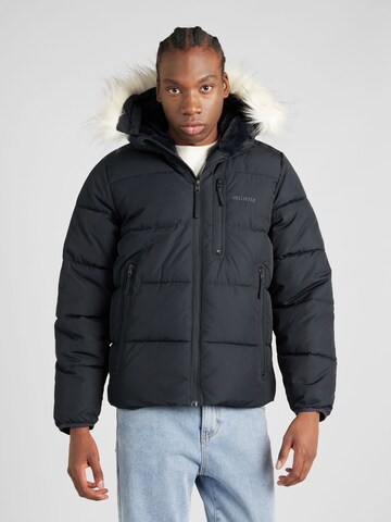 HOLLISTER Winter jacket in Black: front