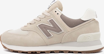 Baskets basses new balance en beige : devant