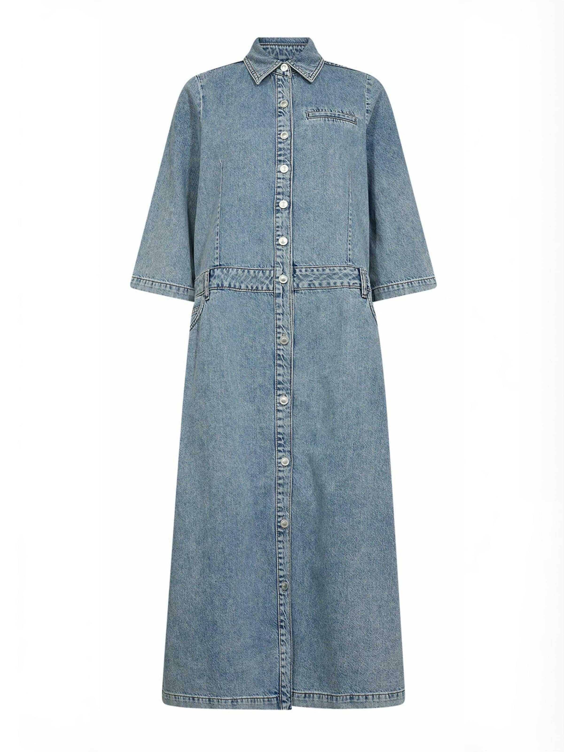 Ivy Copenhagen Dress ' IVY-Augusta ' in Blue: front