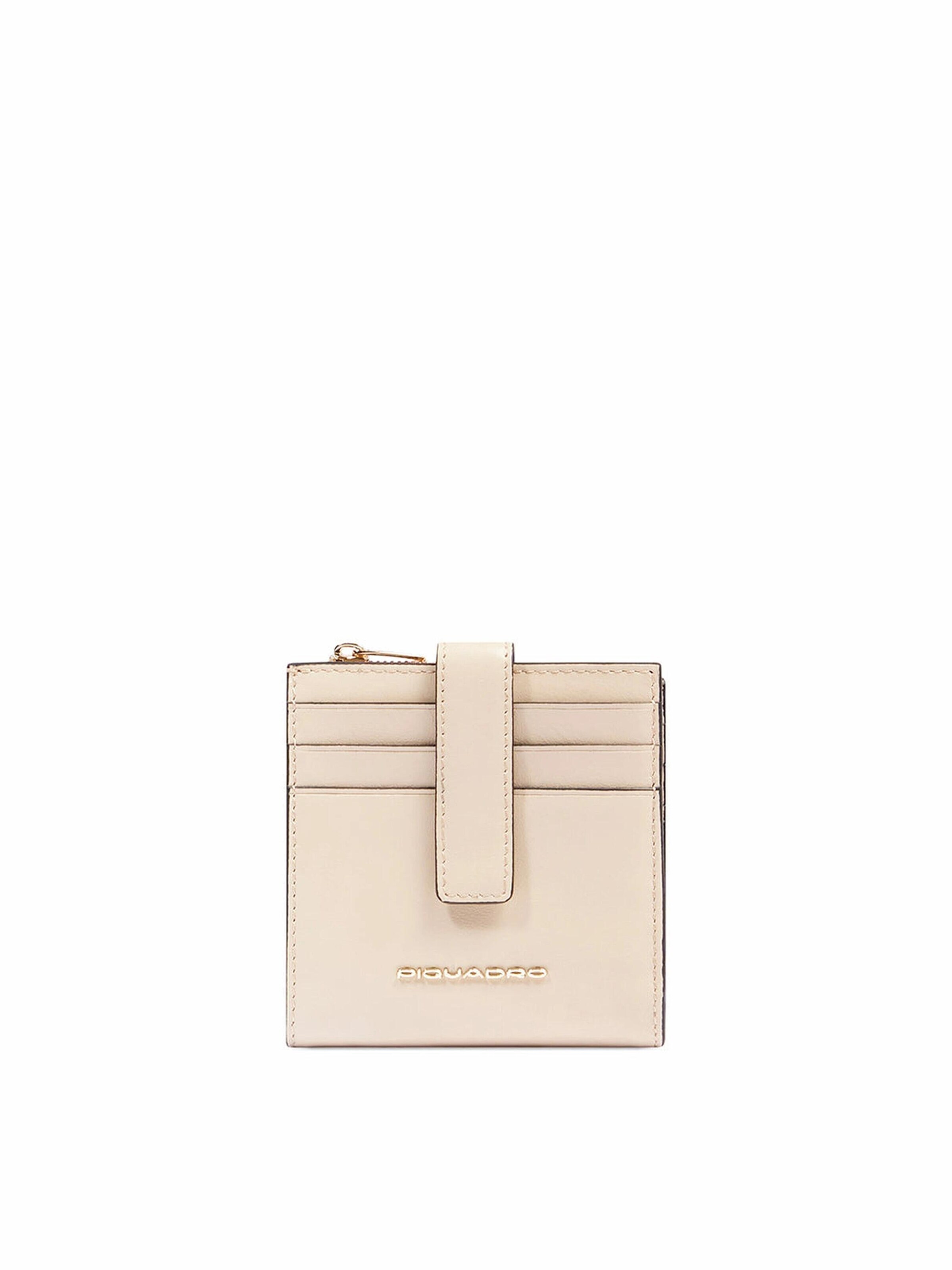 Piquadro Portemonnaie‌‌‌‌‌‌ in Beige: Vorderseite