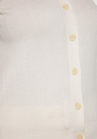 Usha Knit Cardigan in White