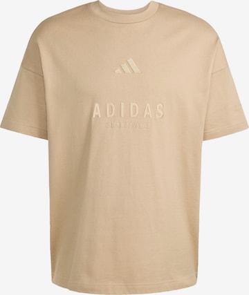 ADIDAS SPORTSWEAR Функциональная футболка в Бежевый: спереди