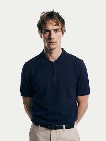Pull-over GOBI Cashmere en bleu : devant