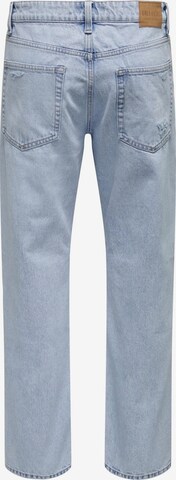 Only & Sons Loosefit Jeans 'Edge' i blå