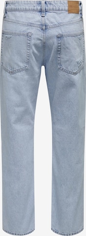 Loosefit Jeans 'Edge' di Only & Sons in blu