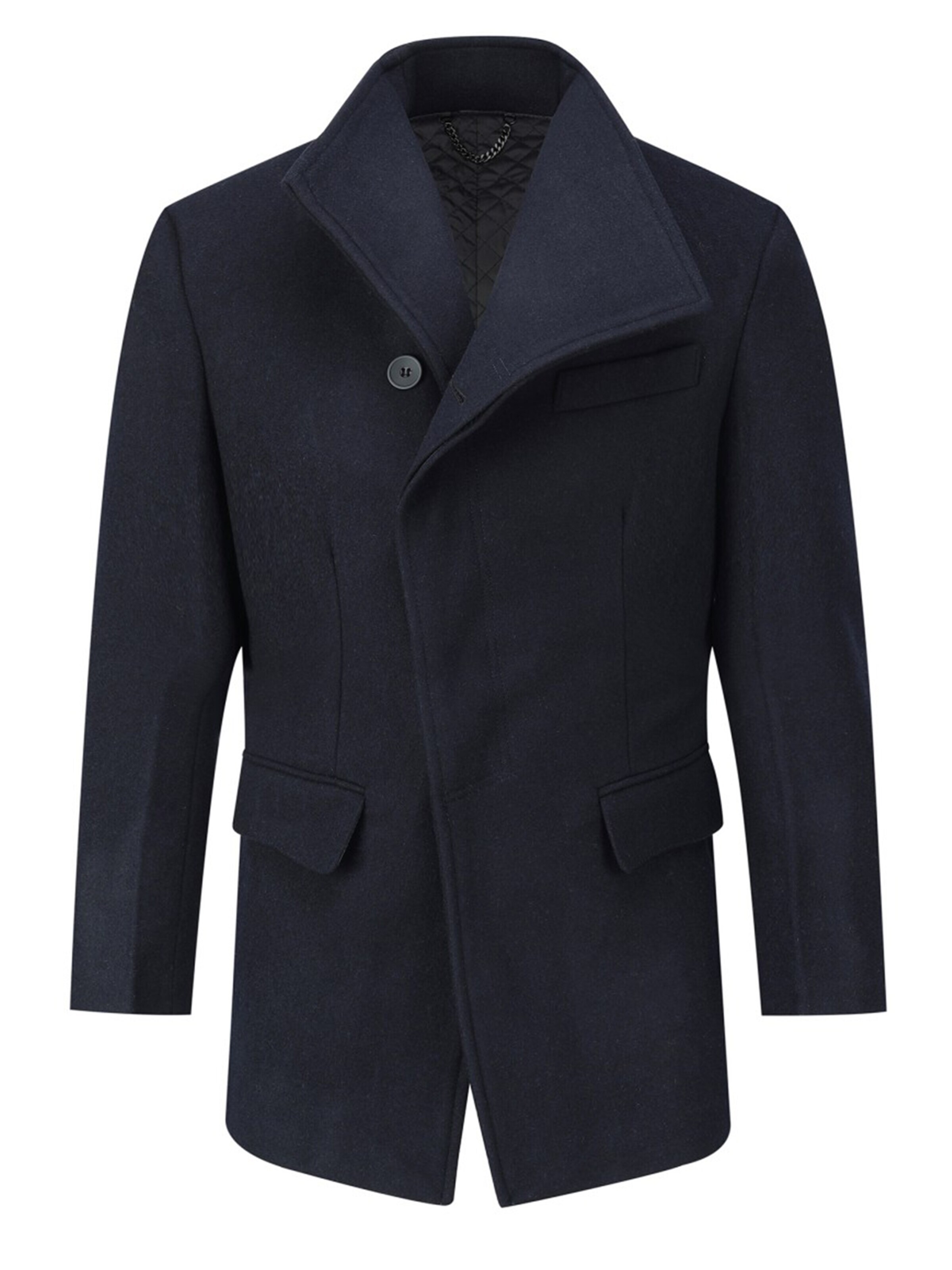 ALLTHEMEN Winterjas 'Herbstnebel' in Blauw
