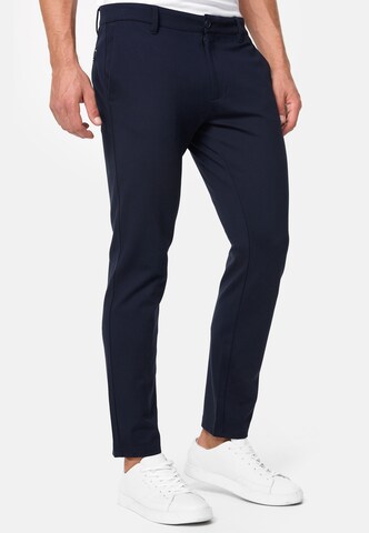 INDICODE JEANS Regular Chino Pants 'Belford' in Blue