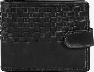 Porte-monnaies Bagan en noir : devant