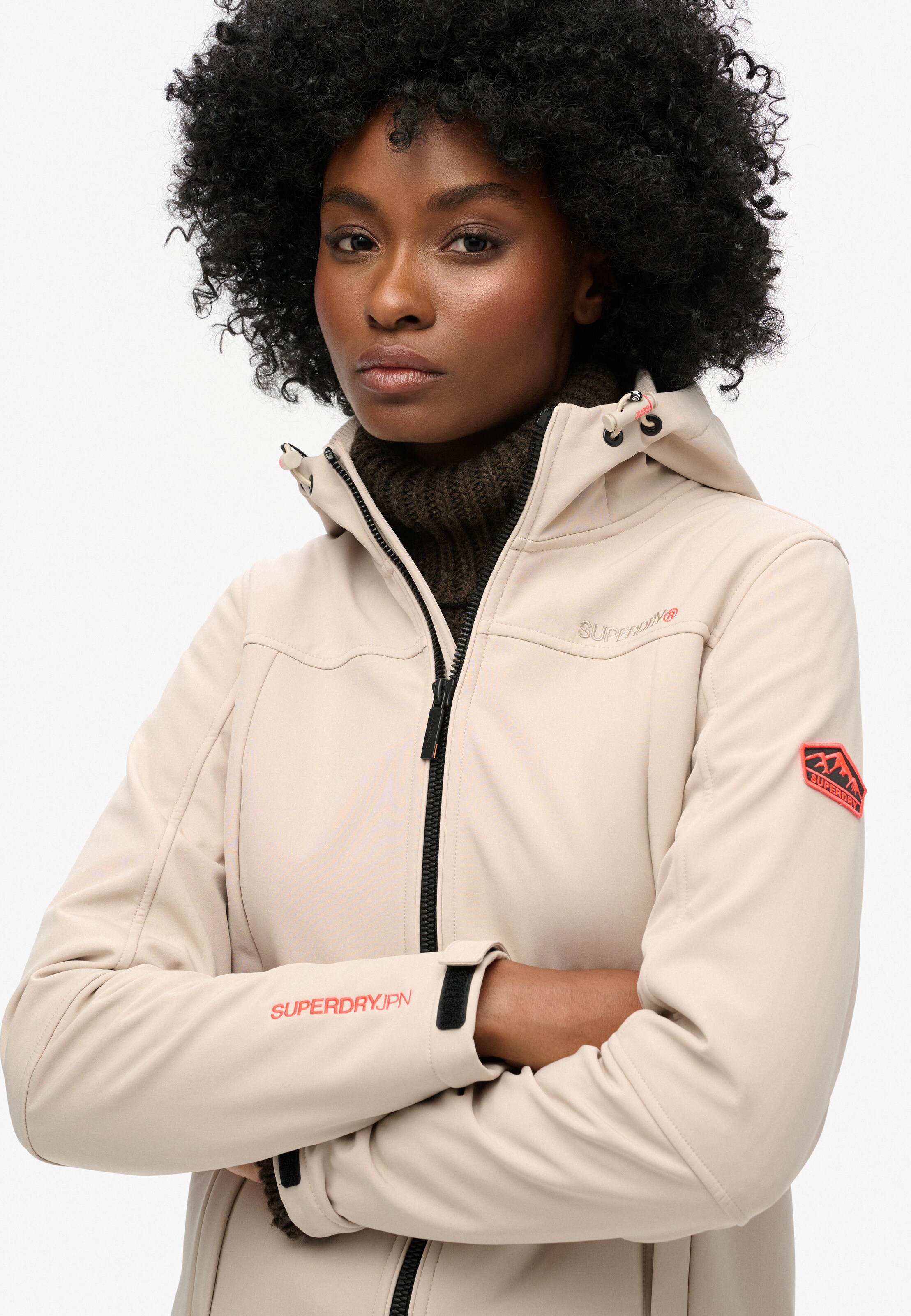 Superdry Performance Jacket 'Classic' in Beige