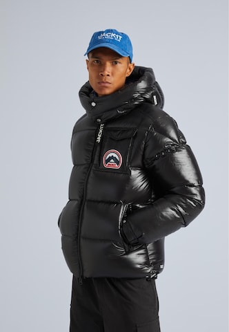 JACK1T Winterjas 'Front Runner' in Zwart