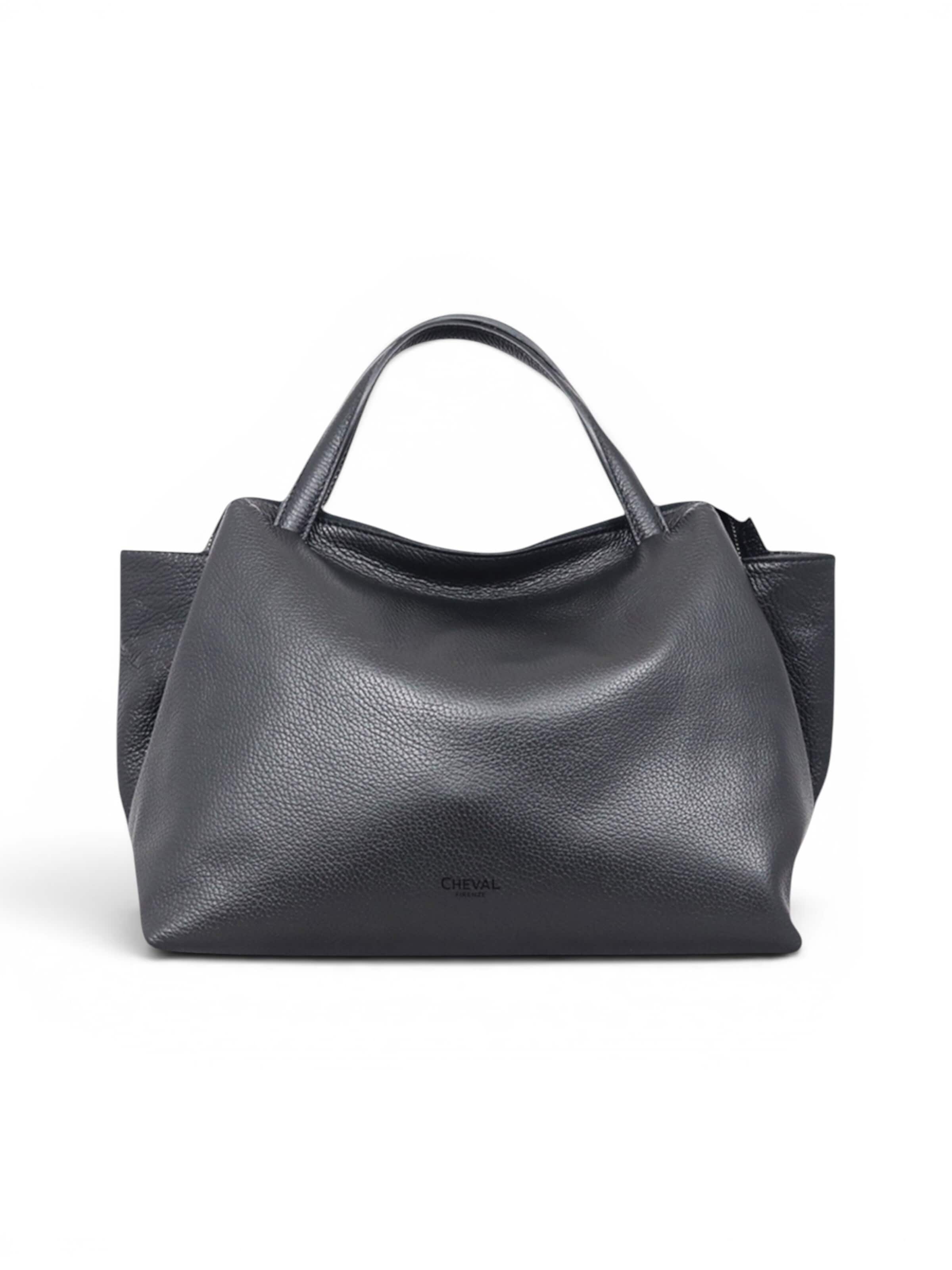 Cheval Firenze - Bolso de mano 'Algedi' en negro: frente