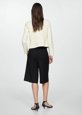 MANGO Loose fit Pleat-Front Pants 'Lago' in Black