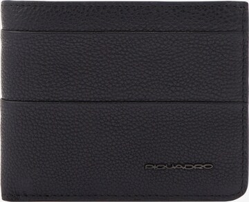 Piquadro Wallet in Black: front