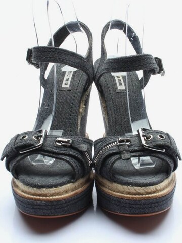 Miu Miu Sandals & High-Heeled Sandals in 39,5 in Grey