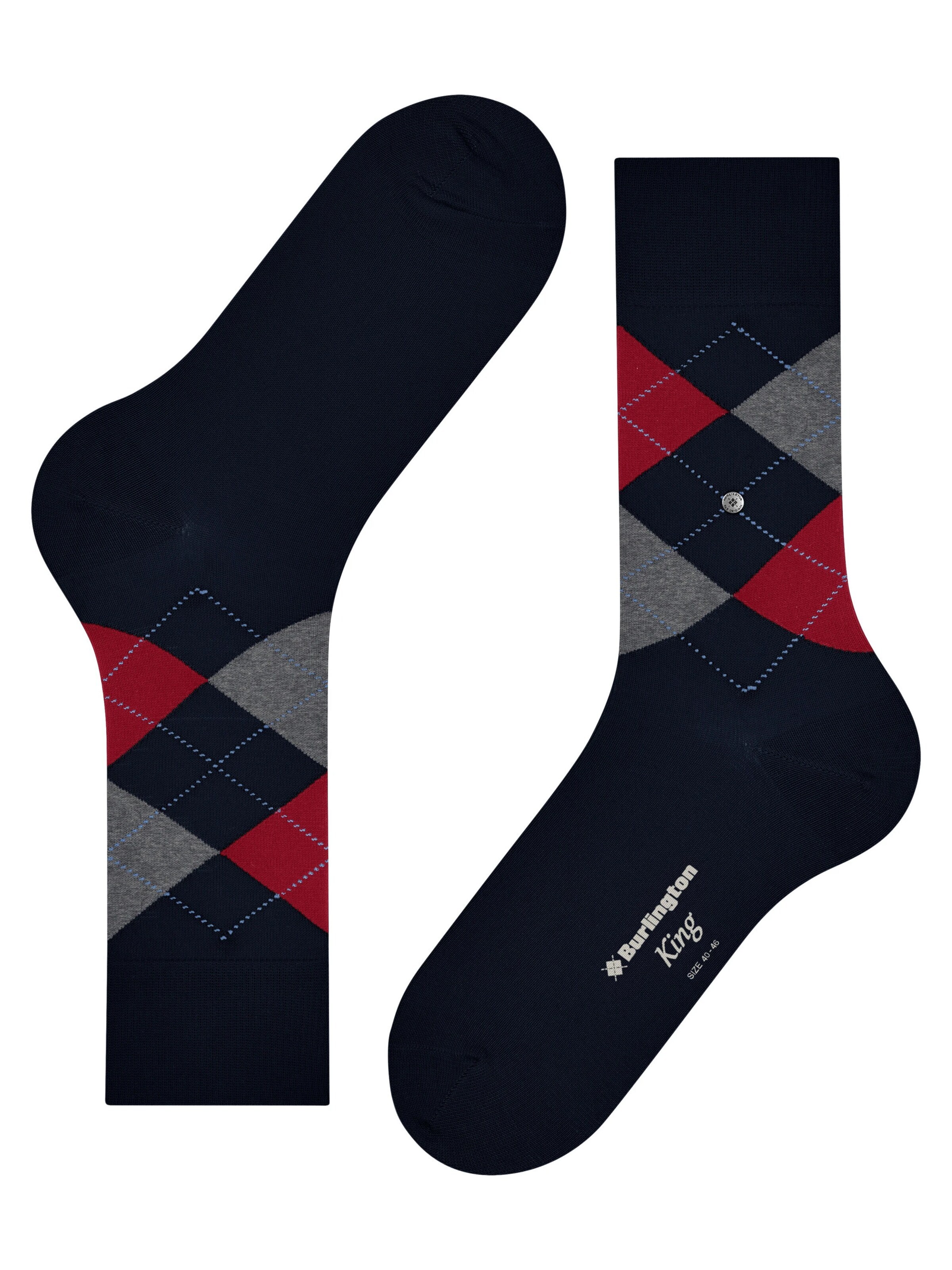 BURLINGTON Socks 'King' in Blue