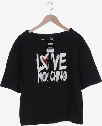 Love Moschino Sweatshirt & Zip-Up Hoodie in XL in Black: front