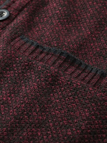 ALLTHEMEN Knit Cardigan in Red