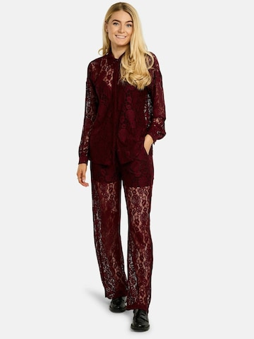 Liberte Essentiel Regular Trousers ' LACY ' in Red